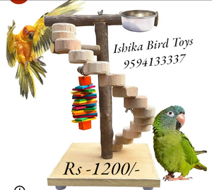 Stepper Stand With Toy & Bowl