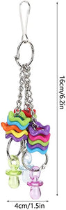 Chain & Nipple Chewing Toy Acrylic