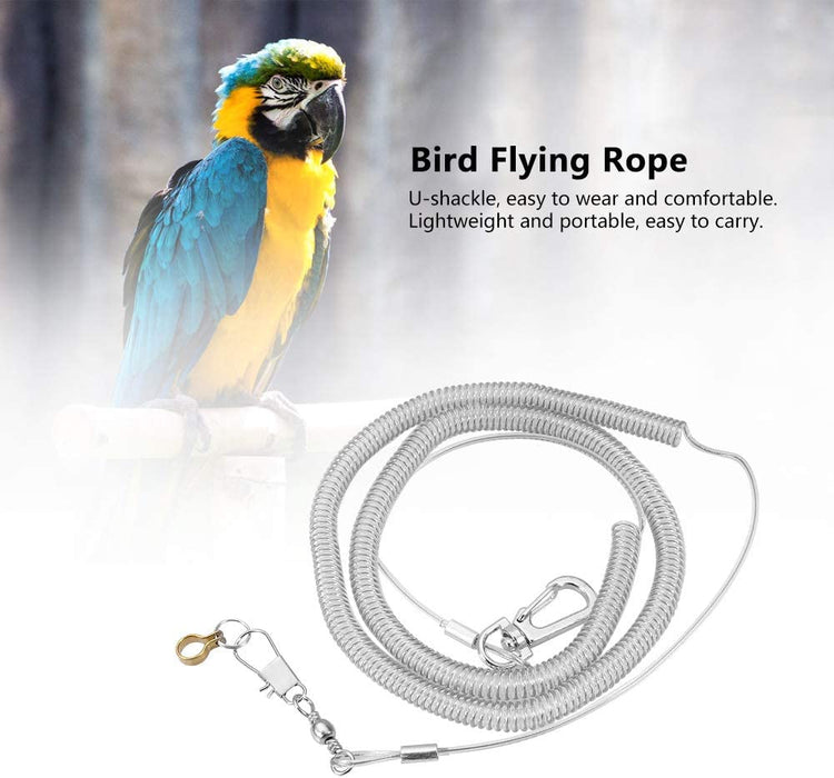 Flying Rope Object Stainless steel Free Flying Rope – Ishika Bird Toys