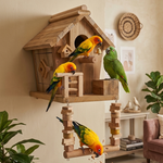 The Celestial Canopy Retreat
This name evokes a sense of high-end sanctuary and natural beauty, perfectly matching the wall-mounted, elevated design of the product.