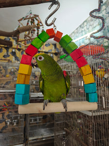 Colorful Wooden Swing