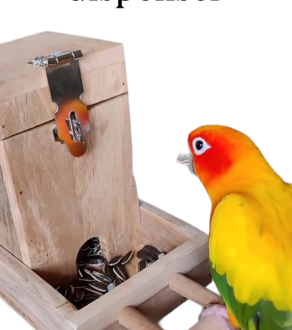 Wooden Automatic Seed Dispenser.