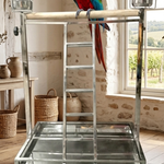 Hydrolic Stainless Steel Stand with Ladder