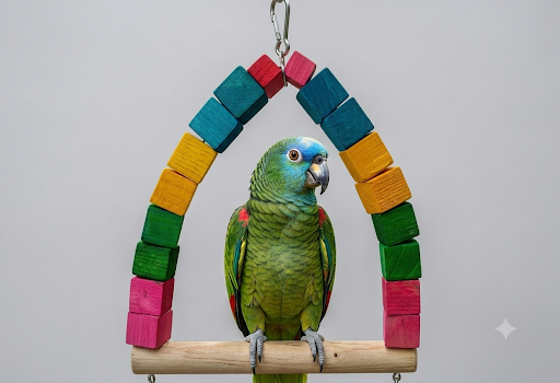 Colorful Wooden Swing
