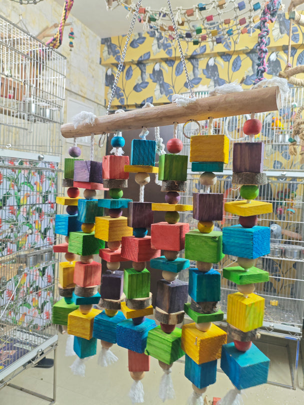 Huge Curtain Wooden Bites Toy