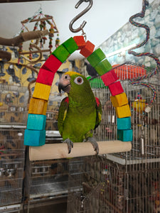 Colorful Wooden Swing