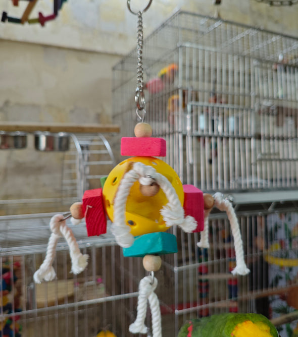 Ball Rope & Blocks Chewing Toy