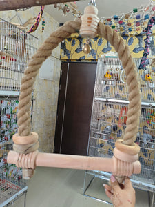 Large Jute Rope Swing