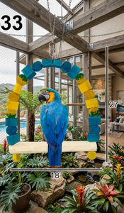 Twinning Macaw Swing