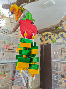 Apple Wooden Chewing Toy
