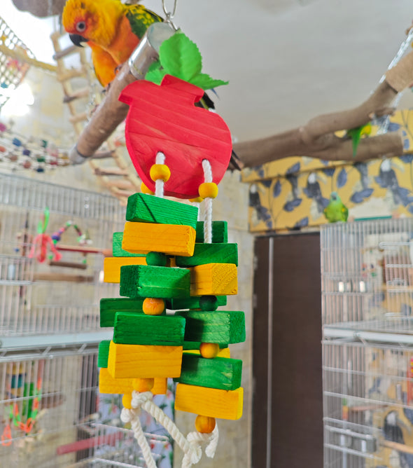 Apple Wooden Chewing Toy
