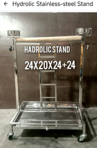 Hydrolic Stainless Steel Stand with Ladder
